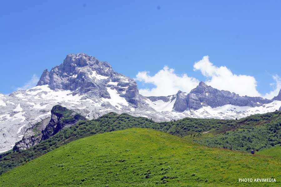 Point culminant de la chaine des Aravis 2750 mètres d'altitude