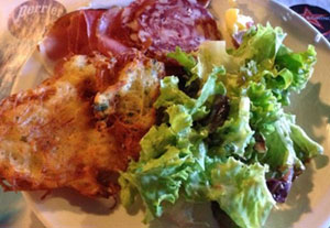 tartiflette salade verte pomme vapeur